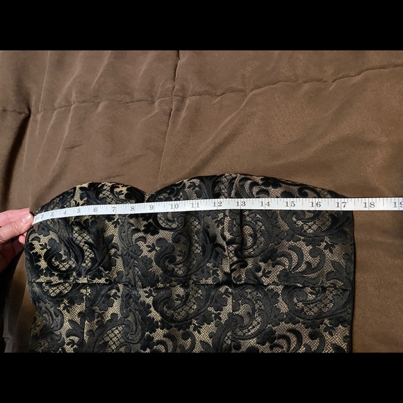 Ann Taylor Loft strapless jacquard dress - Picture 3 of 5